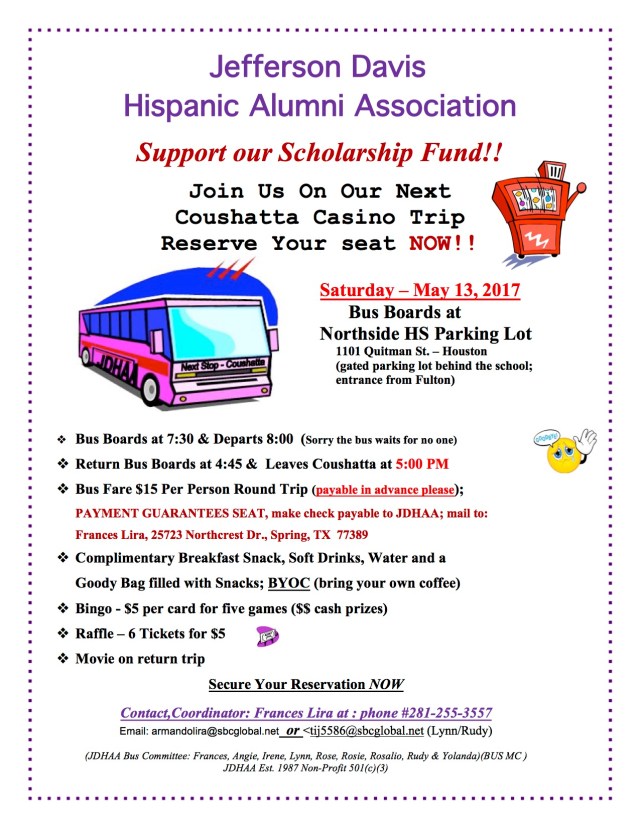 2016 - JDHAA Casino Trip