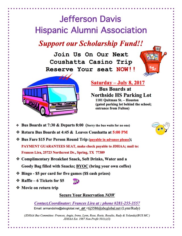 2016 - JDHAA Casino Trip